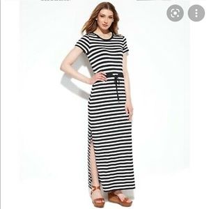 Michael Kors Striped Maxi Dress